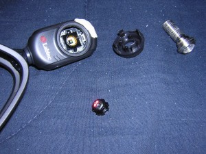The disasembled camera The disasembled camera